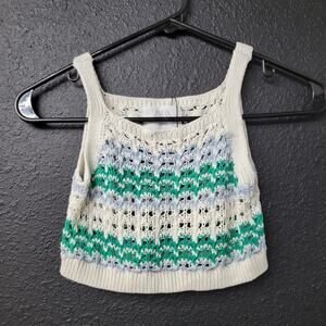 Adorable Zara crochet top size 6-7 Y2K Knit